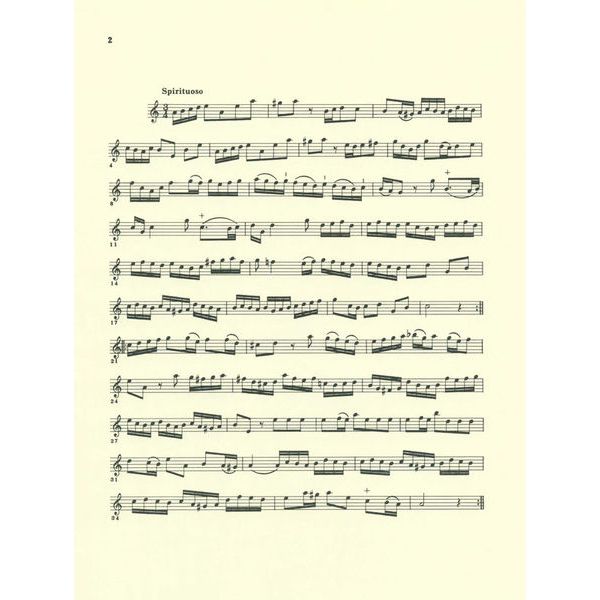 Breitkopf & Härtel Telemann Sonata TWV 41:a3