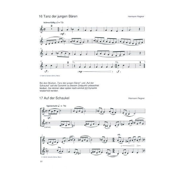Schott Oboenschule Spielbuch 1