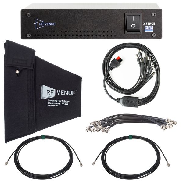 RF Venue 5CH Wireless Microphone Bundle