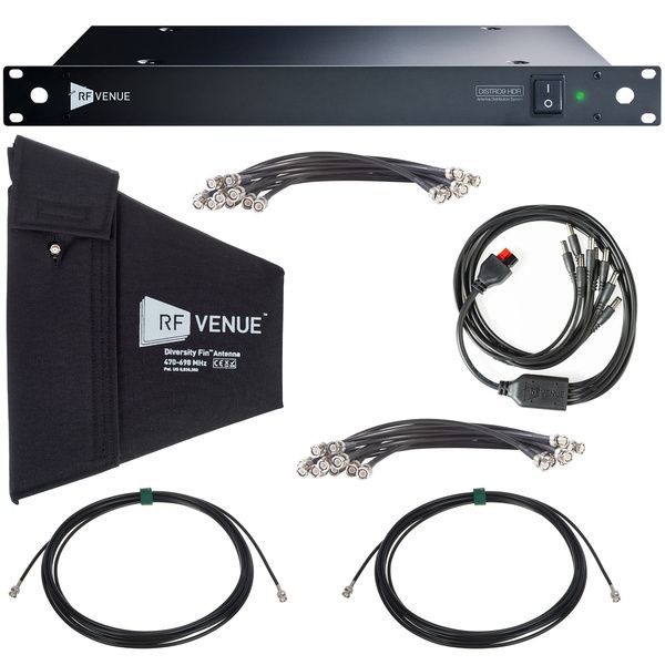 RF Venue 9CH Wireless Microphone Bundle