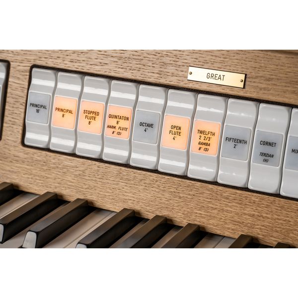 Johannus Opus 360, Light Oak Concave