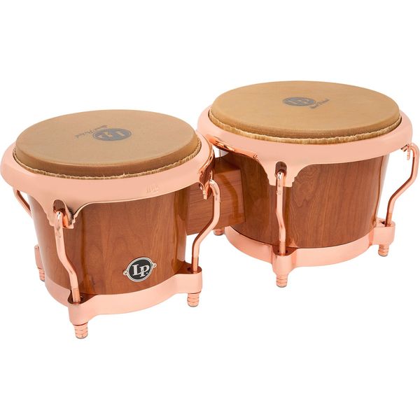 LP Cherry Wood Copper Bongos