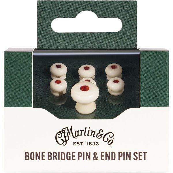 Martin Guitar Bone Bridge & End Pin F Tort