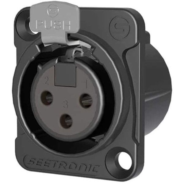 Seetronic MK3F2C-B 3pin XLR black