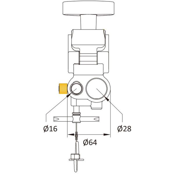 Kupo KCP-844B TV Coupler Bk