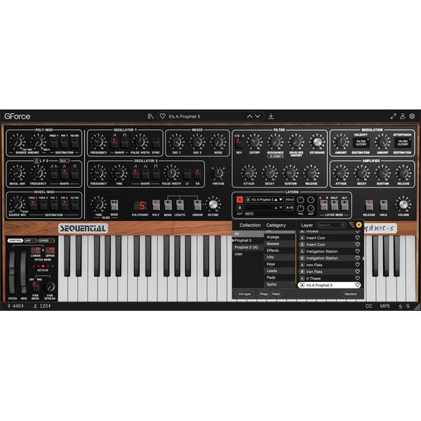 GForce Prophet-5
