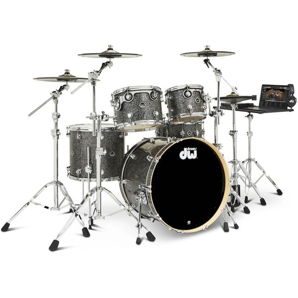 DW DWe E33 Drum Kit Black Galaxy
