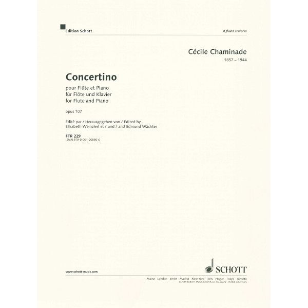 Schott Chaminade Concertino op. 107
