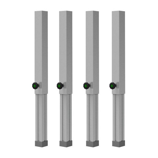 Global Truss Stage Deck Leg 4x 60-100cm