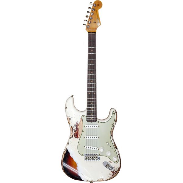Fender 61 Strat SHR Aged V White 3TSB