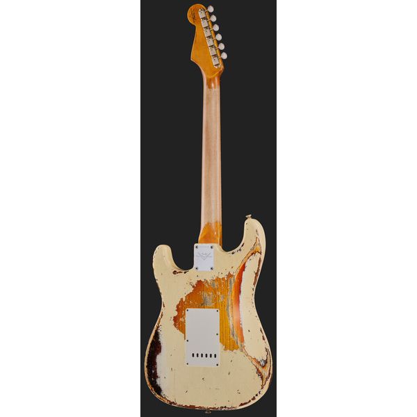 Fender 61 Strat SHR Aged V White 3TSB