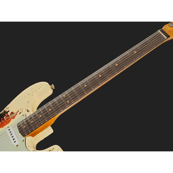 Fender 61 Strat SHR Aged V White 3TSB