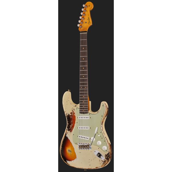 Fender 61 Strat SHR Aged V White 3TSB