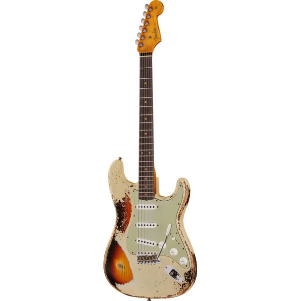 Fender 61 Strat SHR Aged V White 3TSB