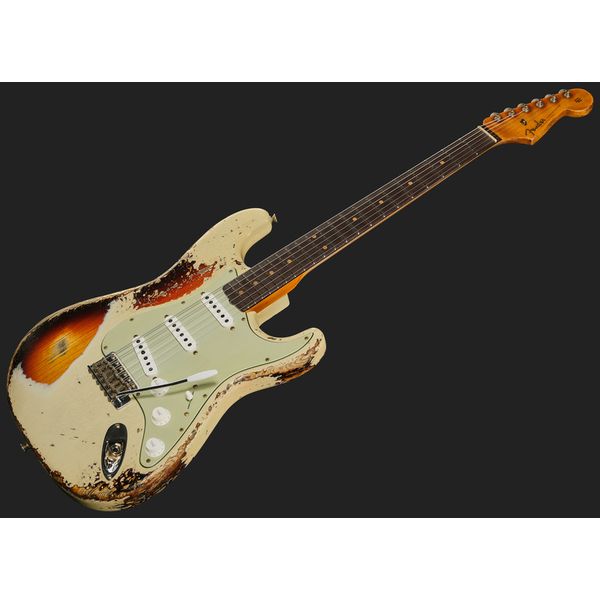 Fender 61 Strat SHR Aged V White 3TSB
