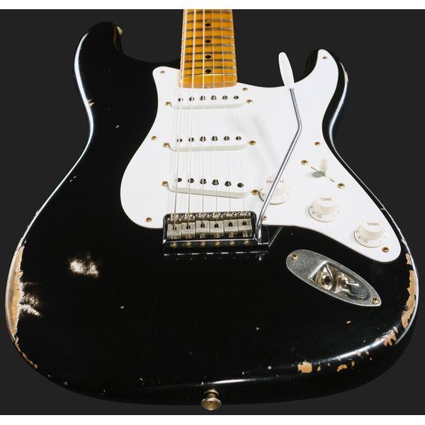 Fender 1958 CR Strat Relic Aged Black