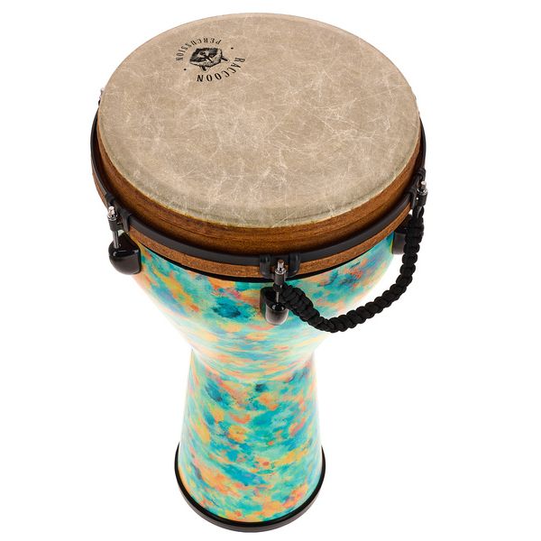 Raccoon 12" Jumbo Djembe - Turquoise