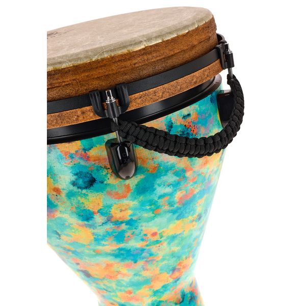 Raccoon 12" Jumbo Djembe - Turquoise