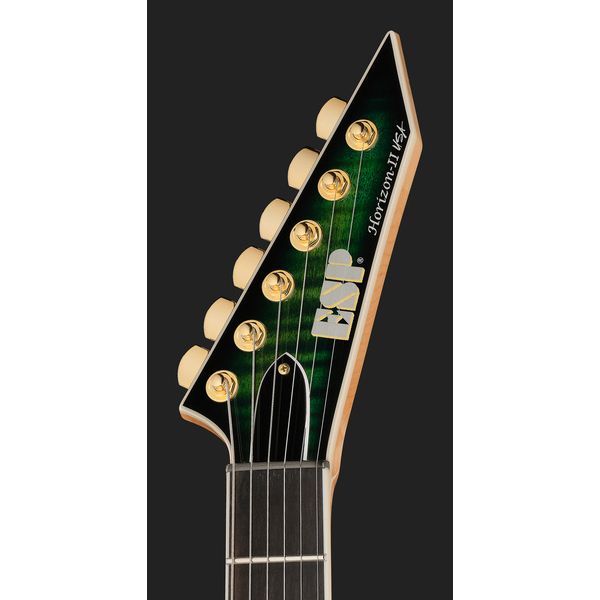 ESP HORIZON II FM Dark Lime Burst