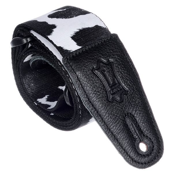 Levys Black and White Cow Strap