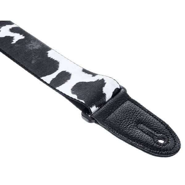 Levys Black and White Cow Strap