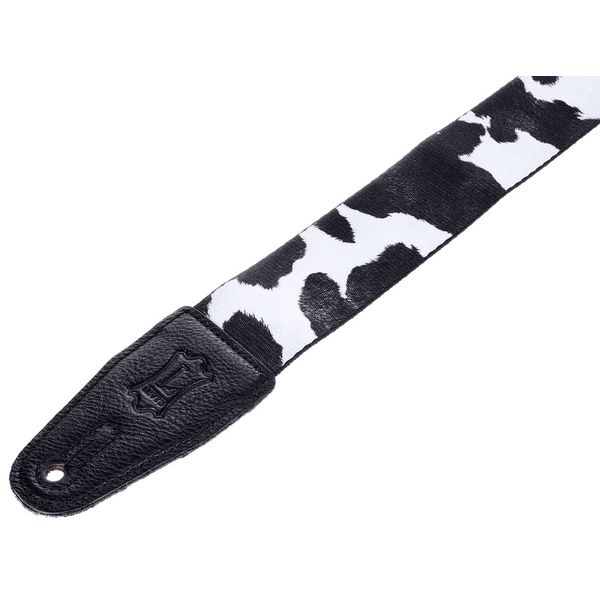 Levys Black and White Cow Strap