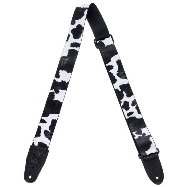 Levys Black and White Cow Strap