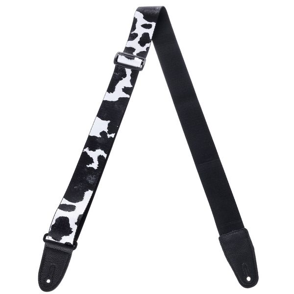 Levys Black and White Cow Strap