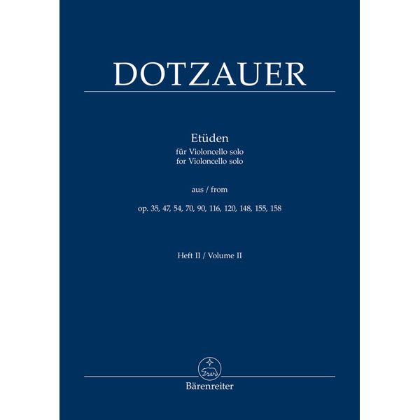 Bärenreiter Dotzauer Etüden Cello 2