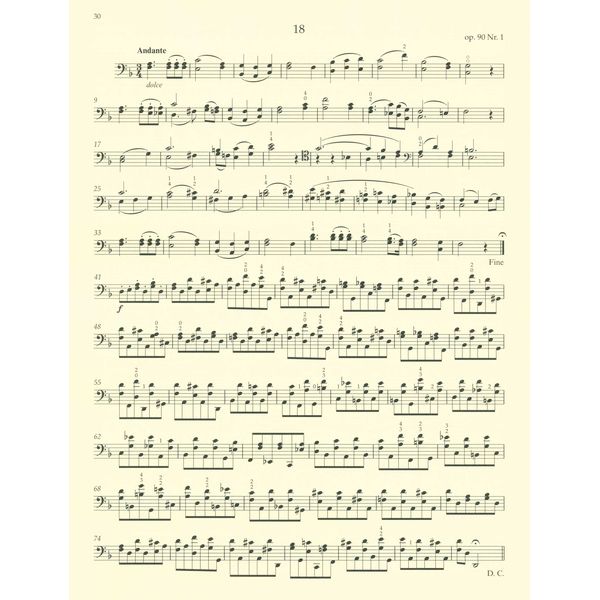 Bärenreiter Dotzauer Etüden Cello 2