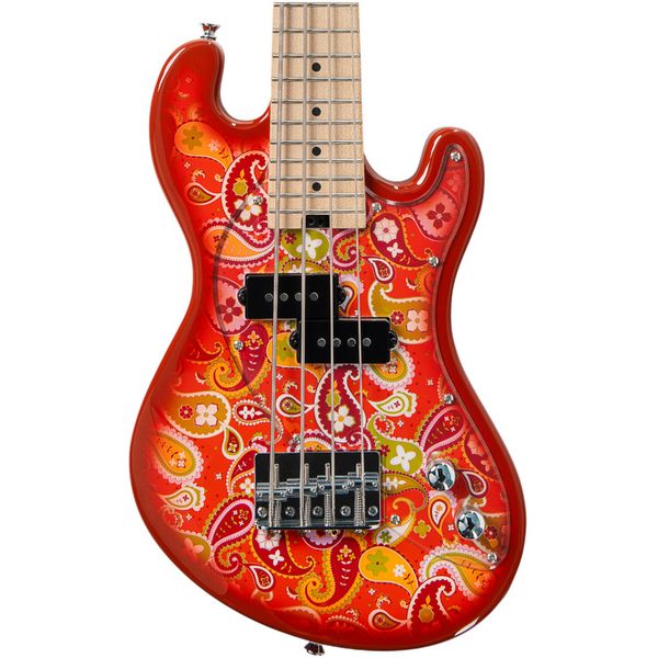 Kala U-Bass 4 Fret Paisley Orange