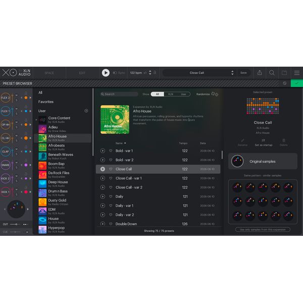 XLN Audio XO Expansion - Afro House