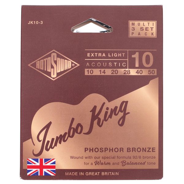 Rotosound JK10-3 Jumbo King 3er Set
