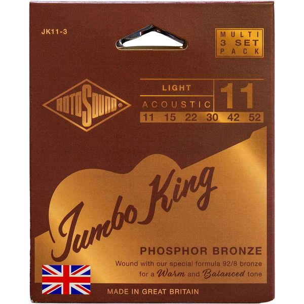 Rotosound JK11-3 Jumbo King 3er Set