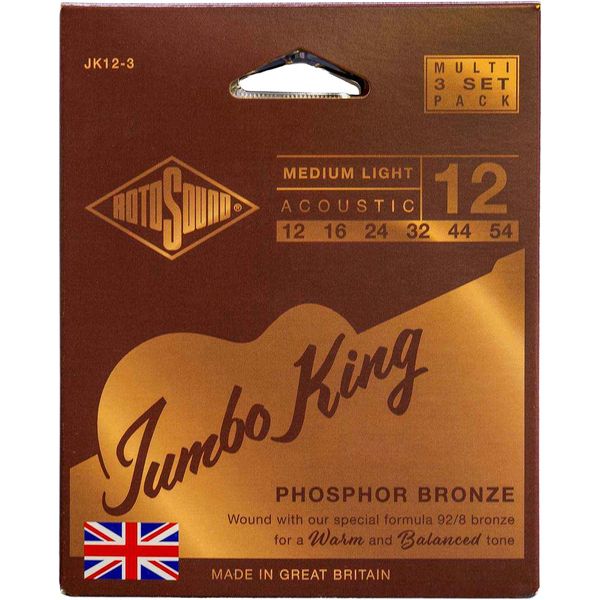 Rotosound JK12-3 Jumbo King 3er Set