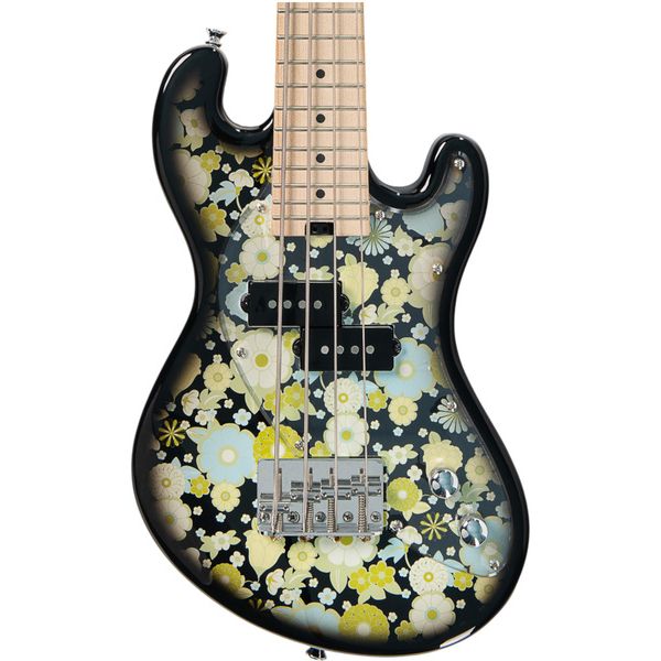 Kala U-Bass 4 Fretted Floral Black