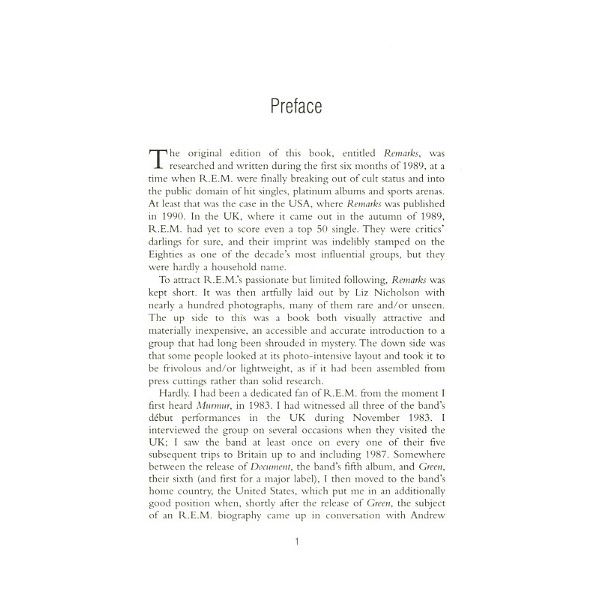 Omnibus Press The Story of R.E.M.