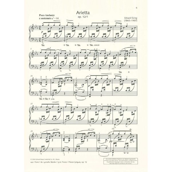 Schott Best of Grieg