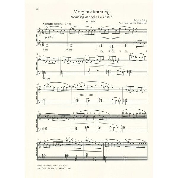 Schott Best of Grieg