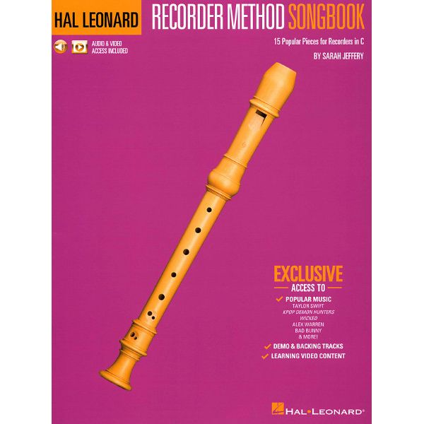 Hal Leonard Recorder Method Songbook