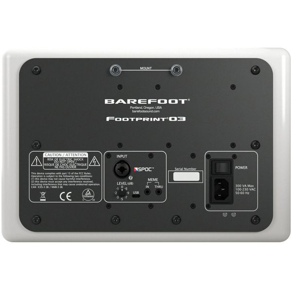 Barefoot Sound Linear White Footprint03