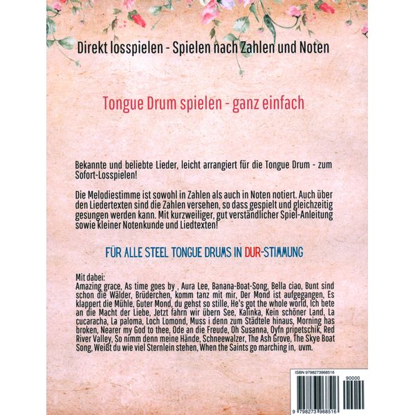 Claudia Groß Easy Steel Tongue Drum Lieder