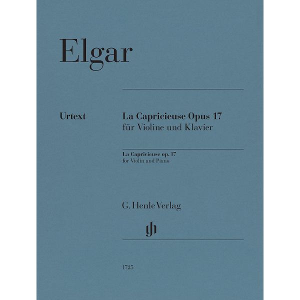 Henle Verlag Elgar Capricieuse op.17 Violin