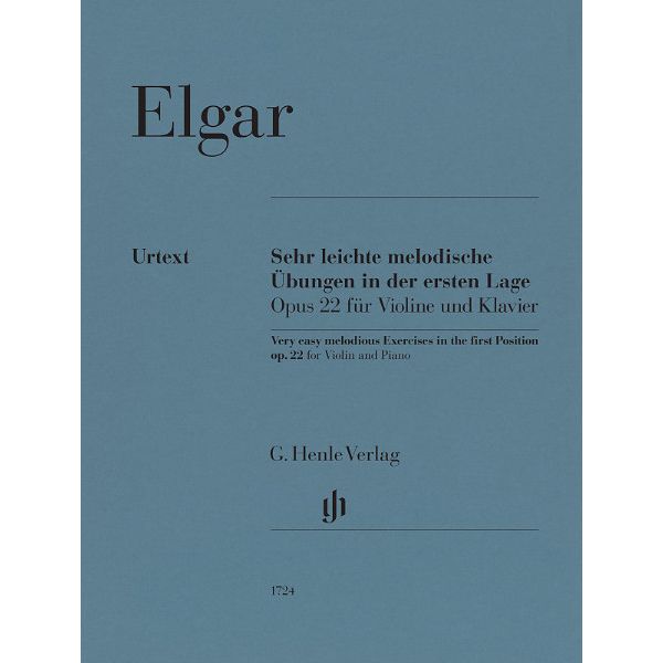Henle Verlag Elgar Melodische Übungen op.22