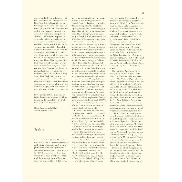 Henle Verlag Elgar Melodische Übungen op.22