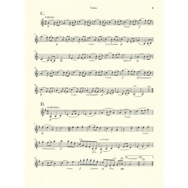 Henle Verlag Elgar Melodische Übungen op.22