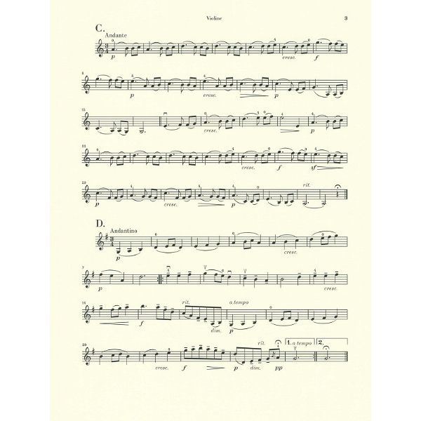 Henle Verlag Elgar Melodische Übungen op.22