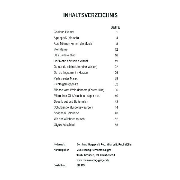 Musikverlag Geiger Wirtshausmusik 24