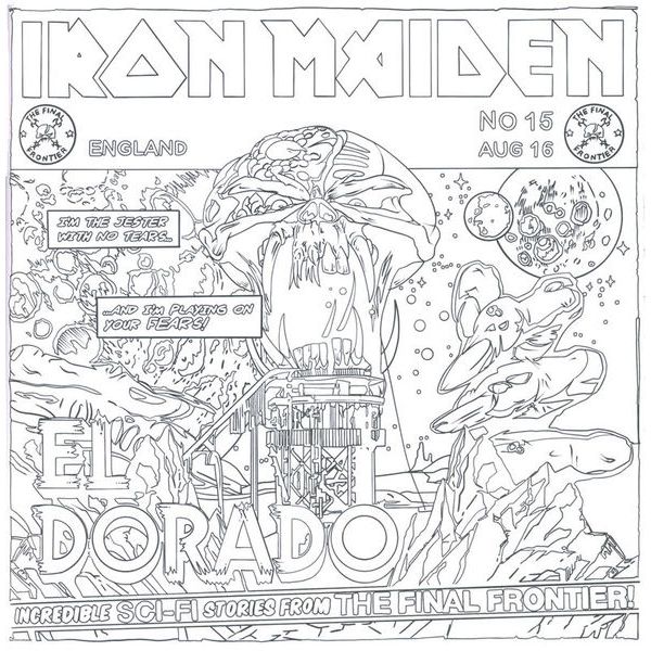 Rock n Roll Colouring Iron Maiden Colouring Book II