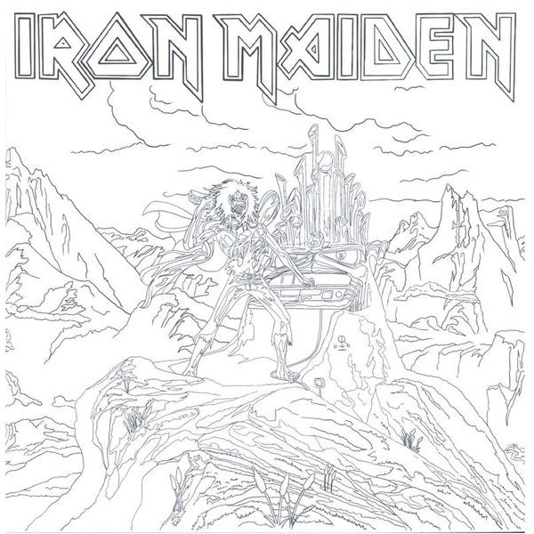 Rock n Roll Colouring Iron Maiden Colouring Book II